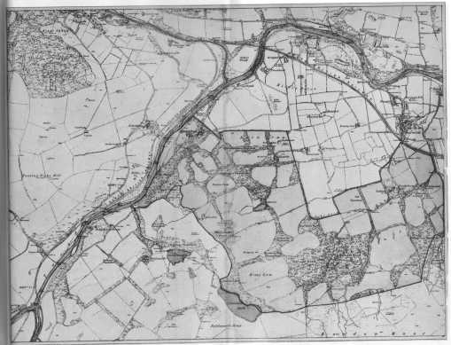 MAP OF ABBOTSFORD FROM THE ORDNANCE SURVEY 1858