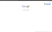 Google's homepage in 2010