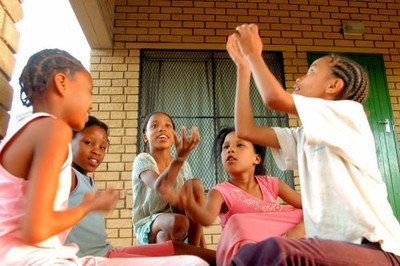 Children at Windhoek, Namibia