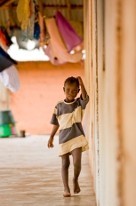 Girl walking along - Our Africa