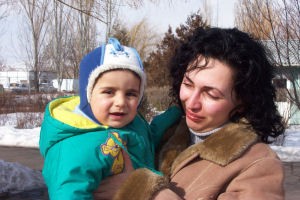 Mother and child Kotayk, Armenia