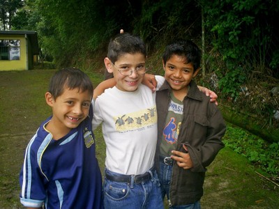 Children from SOS Children's Village Tres Rios in Costa Rica