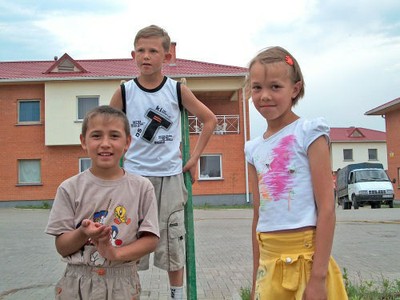 Children at Temirtau, Kazakhstan