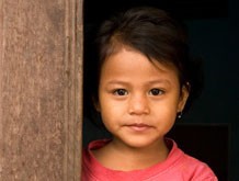 A child from Indonesia