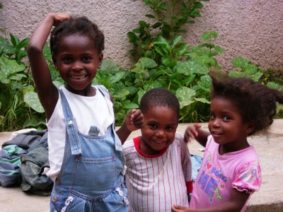 Children from Haiti, after the earthquake 2010