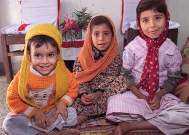 Children at the SOS Children's Village Rawalpindi, Pakistan