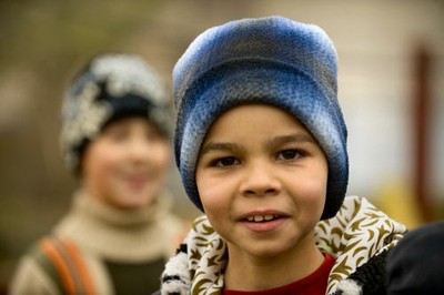 Child from the SOS Children's Village Bucharest, Romania