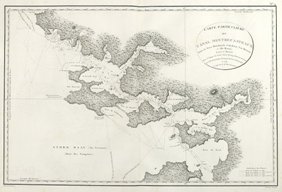 Bruny's Map of S.E. Tasmania.