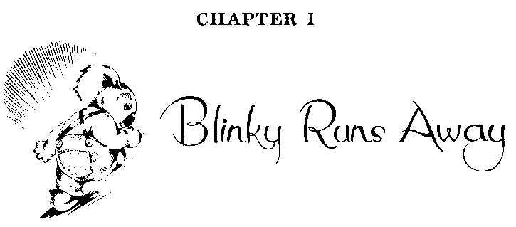 CHAPTER I



Blinky Runs Away
