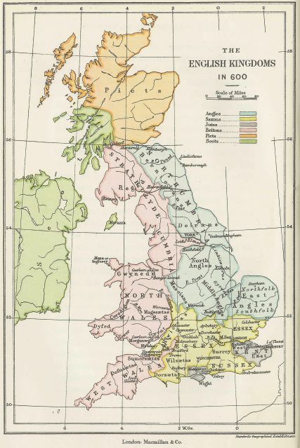 The English Kingdoms in A.D. 600