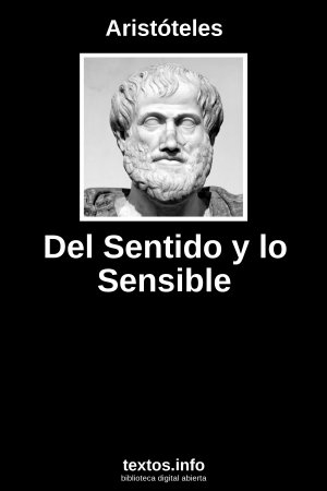 Del Sentido y lo Sensible, de Aristóteles