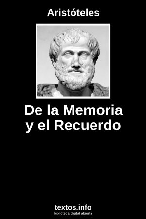 De la Memoria y el Recuerdo, de Aristóteles