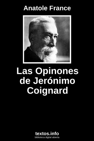 Las Opinones de Jerónimo Coignard, de Anatole France