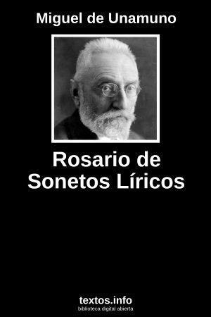 Rosario de Sonetos Líricos, de Miguel de Unamuno