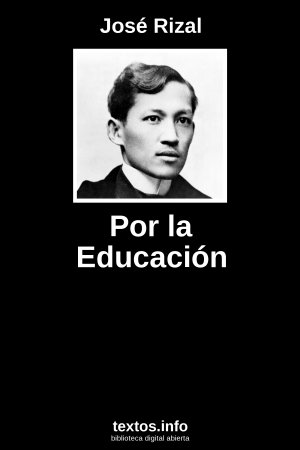 Por la Educación, de José Rizal