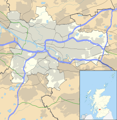 Glasgow is located in Glasgow council area