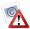Warning copyright icon.svg