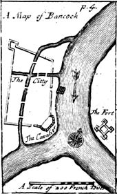 An engraved map titled 