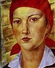 Petrov-Vodkin - Girl in red headscarf (1925).jpg