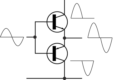 Electronic Amplifier Push-pull.png