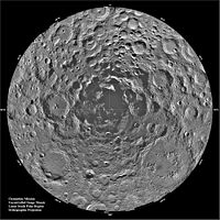 South lunar pole.