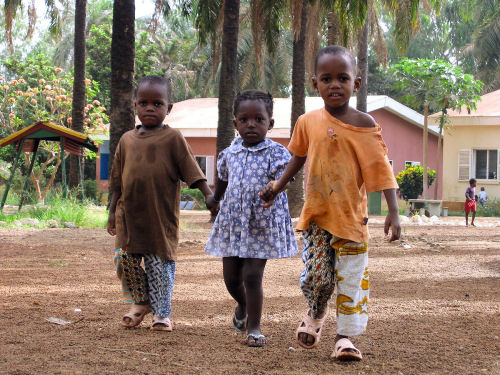 Children from Bissau, Guinea-Bissau