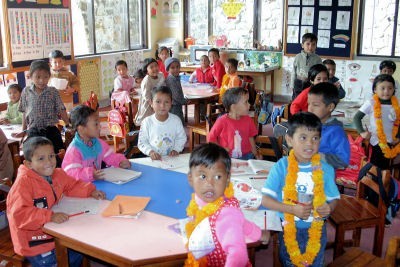 Children at Kavre, Nepal