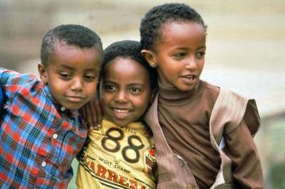 Children from Addis Ababa, Ethiopia