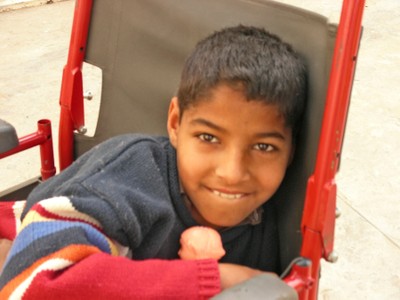 Boy at SOS Emergency Relief Shelter, Rawalpindi, Pakistan