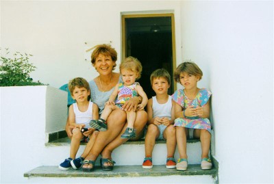 Family at SOS CV Plagiari, Greece