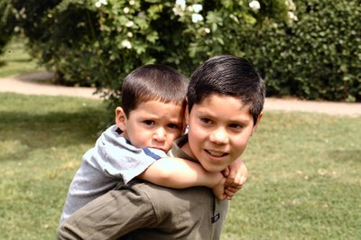 Children from Los Aromos, Chile