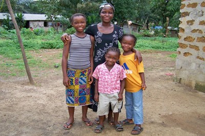 Mother and Children from the FSP Monrovia, Liberia