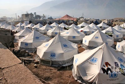 Kashmir SOS emergency relief tents