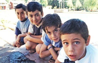 Children from Chaimavida in Chile