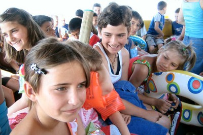 Children at Kraljevo, Serbia