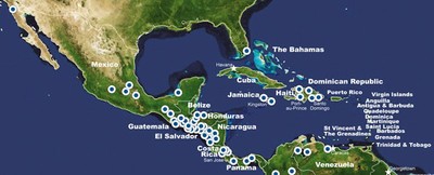 Central America map