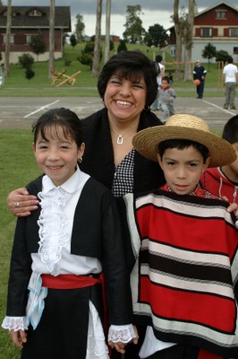 Children from Puerto Varas, Chile, with SOS Mother