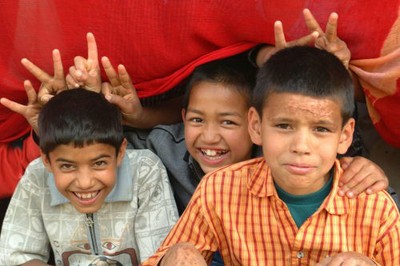 Children from Sanothimi, Nepal