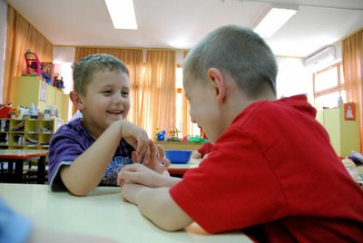 Children at the SOS Nursery School Mostar, Bosnia Herzegovenia