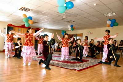 Children learning to dance in SOS Social Centre FSP in Baku, Azerbaijan