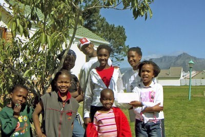Children at Cape Town, South Africa