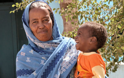 Sudan child with SOS Mum