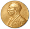 El medallón del premio Nobel.