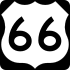 Ruta 66 EE.UU. marcador