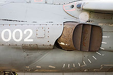 Nozzel de un Harrier, utilizado para dirigir el empuje del motor