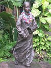 Estatua de Sun Yat-sen como un niño de la escuela en Honolulu, Hawaii, de 13 años