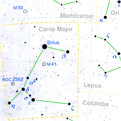 Canis Major constelación map.svg