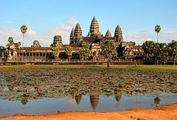 El complejo principal en Angkor Wat
