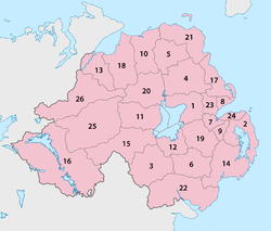 Irlanda del Norte - Districts.png Gobierno Local