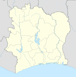 Bouaké se encuentra en Costa de Marfil